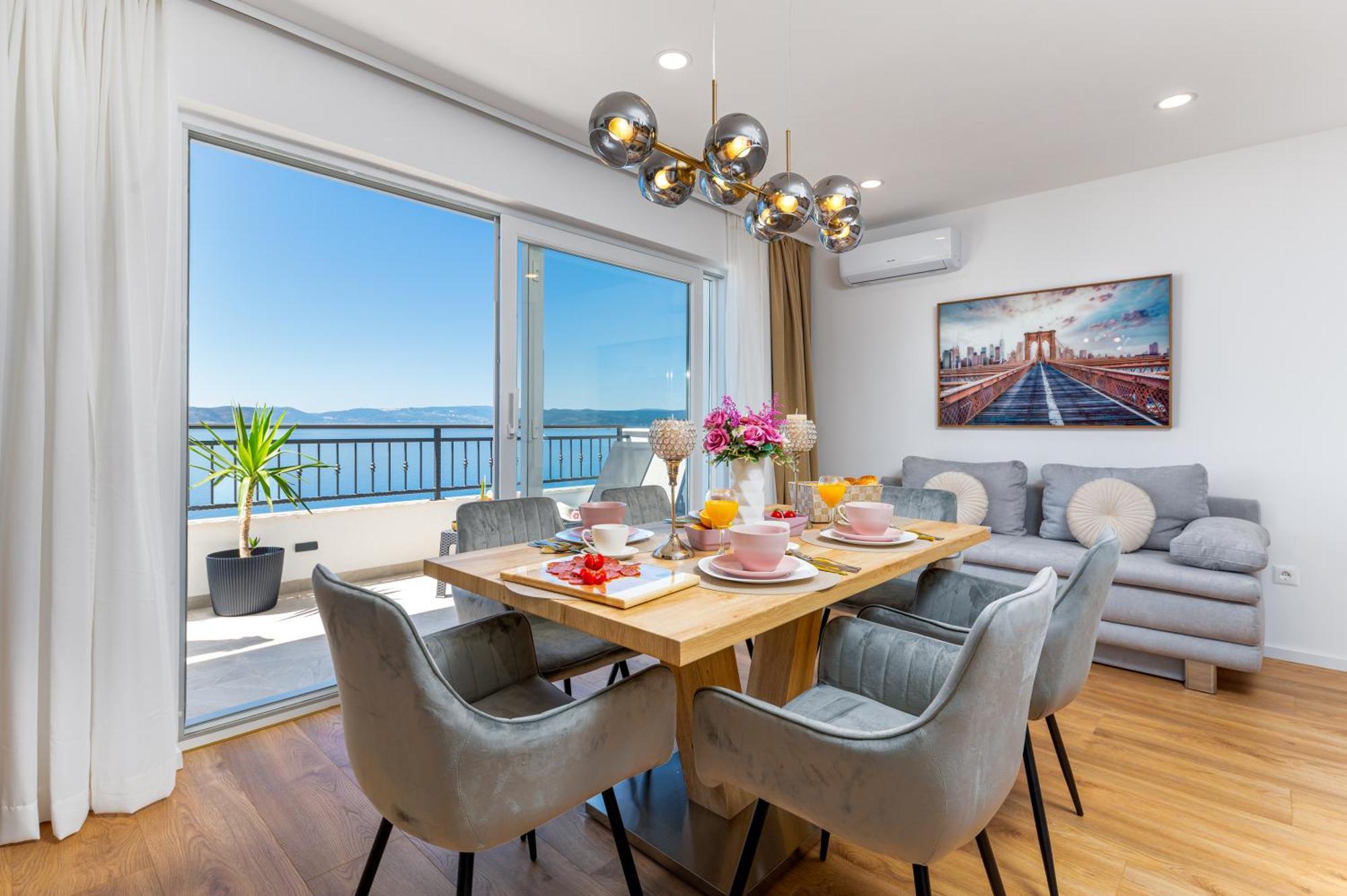 Seaview Apartments Nives Брела Экстерьер фото