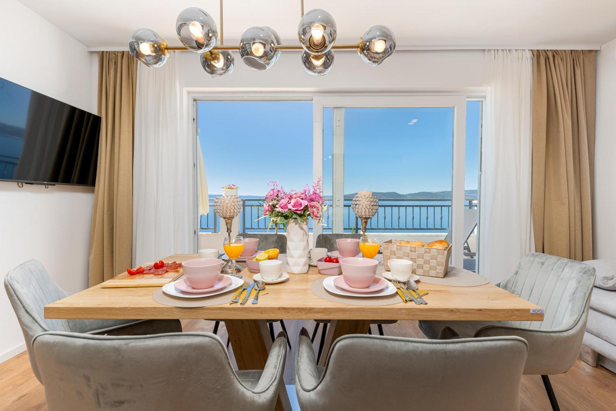 Seaview Apartments Nives Брела Экстерьер фото